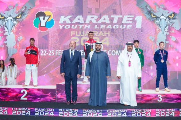 الامارات | محمد الشرقي يشهد ختام الدوري العالمي للكاراتيه للشباب