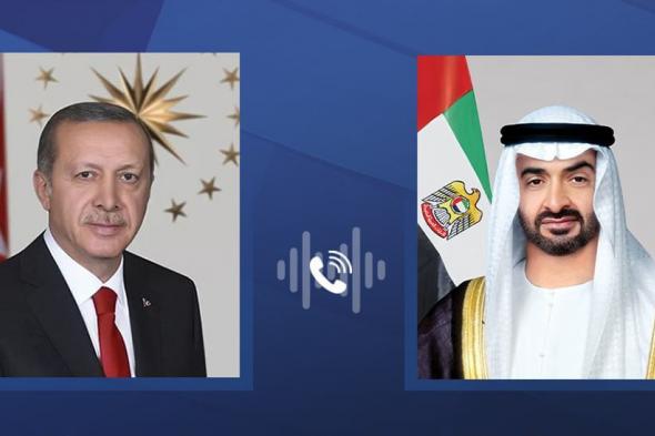 الامارات | رئيس الدولة والرئيس التركي يبحثان هاتفياً علاقات البلدين