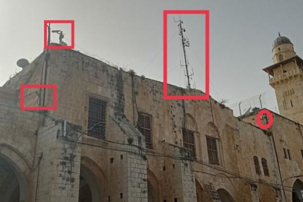 الخارجية الفلسطينية تدين وضع الاحتلال كاميرات مراقبة على السور الغربي للأقصى