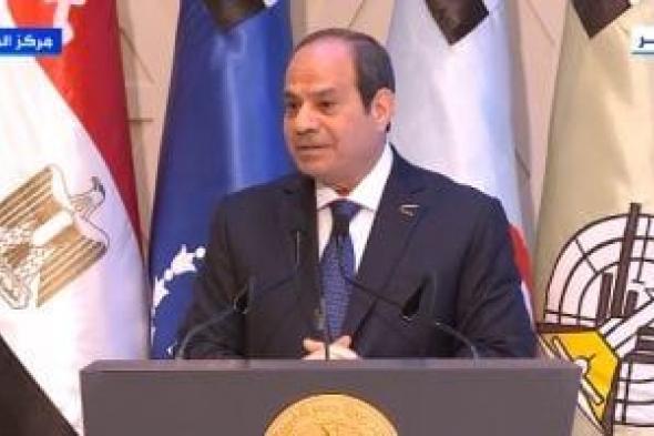 الرئيس السيسي: لن يمضي وقت طويل حتى ينعم المصريون بحصاد جهدهم وصبرهم