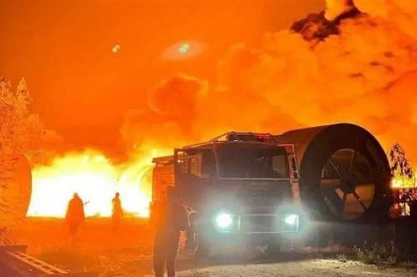 عاجل.. حريق ضخ يلتهم عشرات المنازل في ليبيا