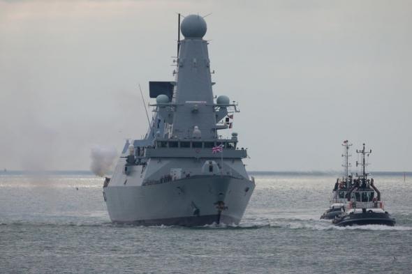 بريطانيا تنشر السفينة الحربية "دايموند" في البحر الأحمر وخليج عدن