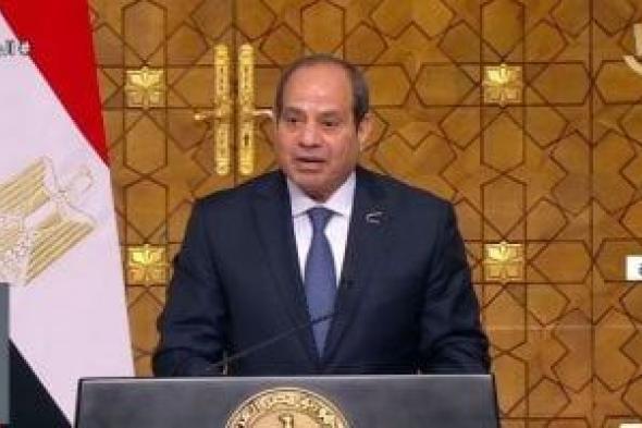 الرئيس السيسي: أدعو إلى وقف فورى لإطلاق النار في غزة