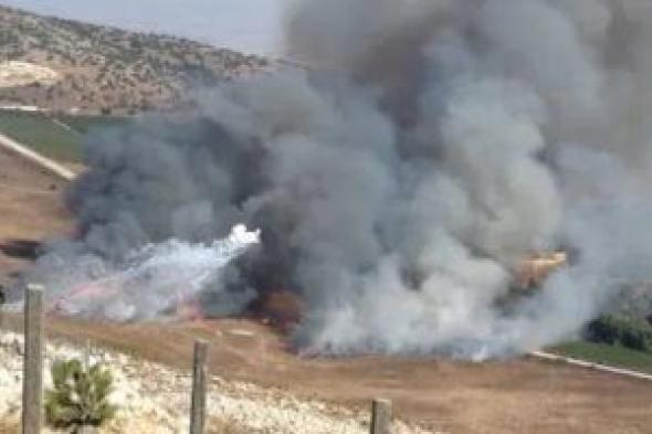 مدفعية الاحتلال الإسرائيلى تستهدف أطراف بلدة مارون الرأس جنوب لبنان