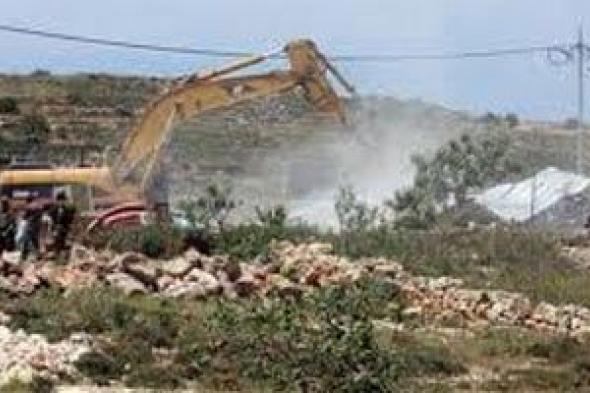 الاحتلال الإسرائيلي يهدم محطة ترحيل النفايات الصلبة التابعة لبلدية الرام