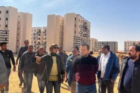 رئيس جهاز السويس الجديدة تتابع عمارات "سكن لكل المصريين" وأعمال المرافق بالمدينة