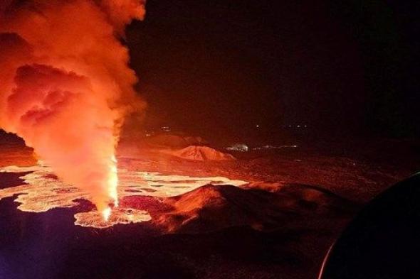 أيسلندا: البركان لا يزال نشطاً والوضع آمن