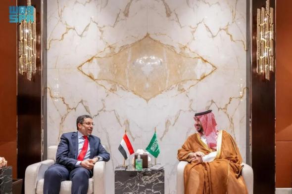 بتوجيه من القيادة.. سمو وزير الدفاع يلتقي رئيس مجلس الوزراء اليمني