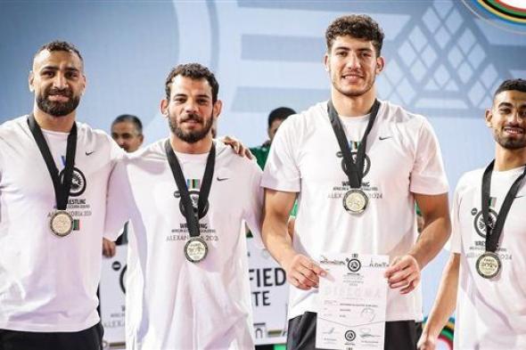 تأهل 4 مصريين للأولمبياد في أول أيام تصفيات أفريقيا وأوقيانوسيا للمصارعة بصالة برج العرب