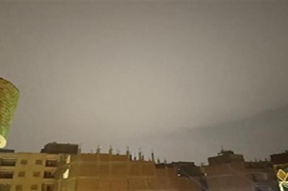 سقوط أمطار مصحوبة بالبرق والرعد على القاهرة والجيزة