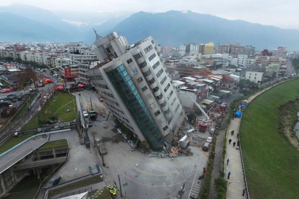 مقتل 4 وإصابة العشرات في أقوى زلزال في تايوان خلال 25 عامًا