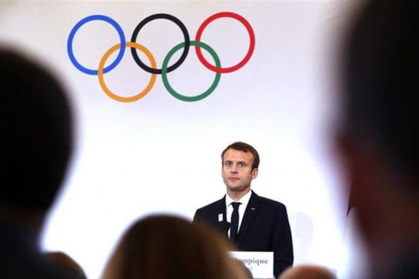 ماكرون يتهم روسيا باستهداف أولمبياد باريس