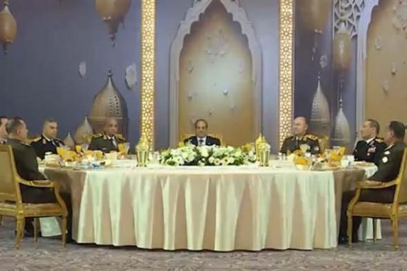 الرئيس السيسي يشهد حفل سحور القوات المسلحة