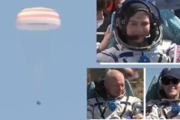تكنولوجيا: كبسولة سويوز تهبط بسلام بـ3 رواد من مهمة محطة الفضاء الدولية