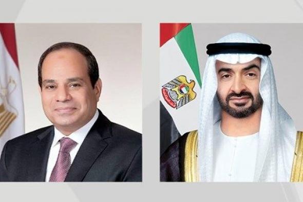 رئيس الدولة والرئيس المصري يتبادلان هاتفياً التهاني بعيد الفطر المبارك