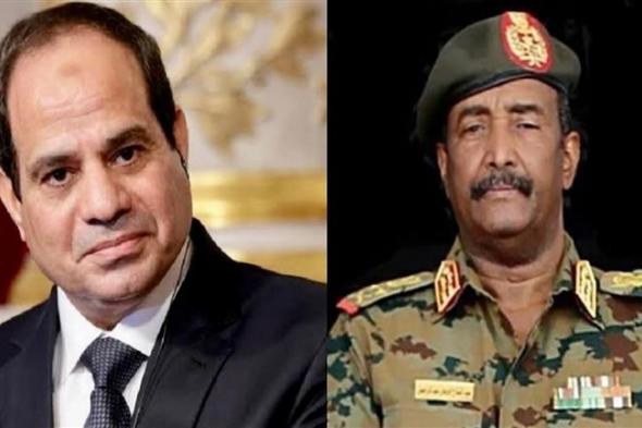 السيسي ورئيس مجلس السيادة السوداني يتبادلان التهنئة بمناسبة عيد الفطر المبارك