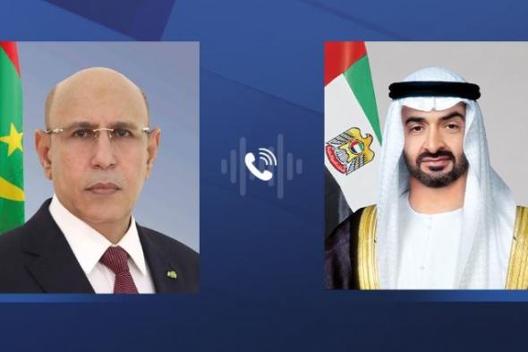 الامارات | رئيس الدولة يتبادل هاتفيا التهاني بعيد الفطر مع الرئيس الموريتاني
