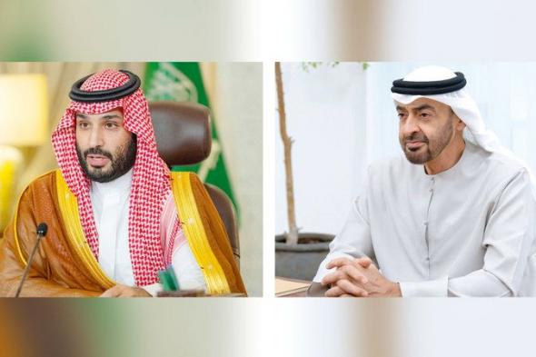 الامارات | رئيس الدولة وولي عهد السعودية يبحثان هاتفياً التطوّرات في المنطقة