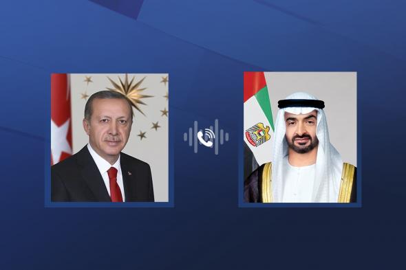 الخليج اليوم .. رئيس الدولة يتلقى اتصالاً هاتفياً من الرئيس التركي أعرب خلاله عن تمنياته السلامة للإمارات وشعبها