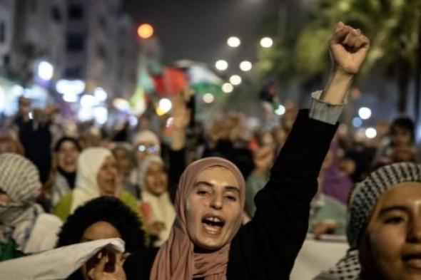 تواصل الفعاليات الشعبية.. آلاف المغاربة يتضامنون مع غزة: تظاهرات تعم 54 مدينة