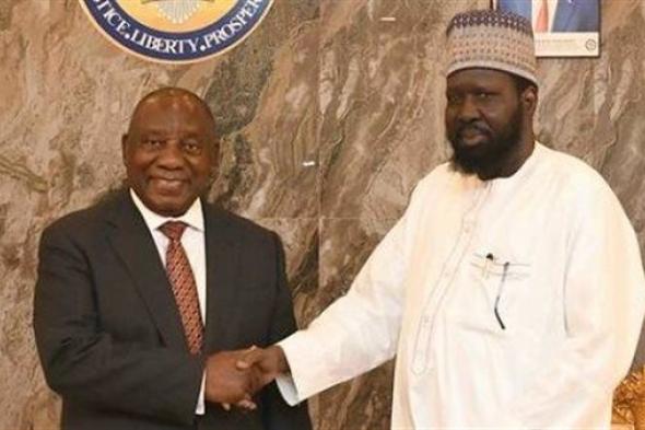الرئيس رامافوزا يحث شركاء السلام في جنوب السودان على التوصل