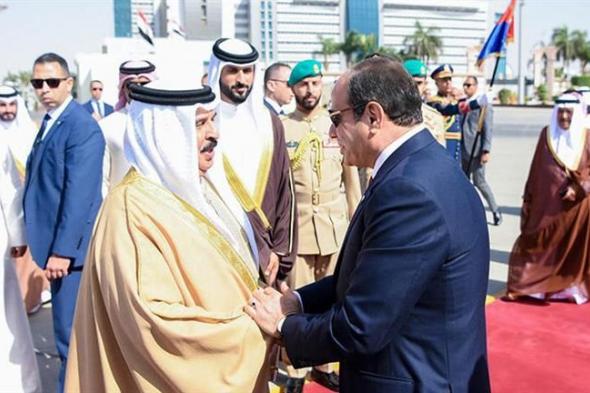 الرئيس السيسي يودع عاهل البحرين في ختام زيارته لمصر (فيديو)
