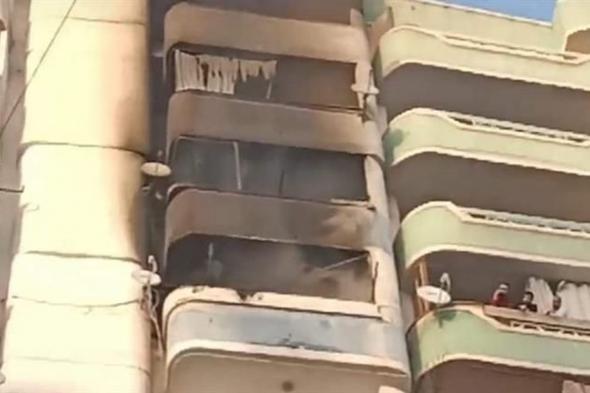 حريق يلتهم شقة بعقار غرب الإسكندرية.. و3 سيارات إطفاء تتدخل