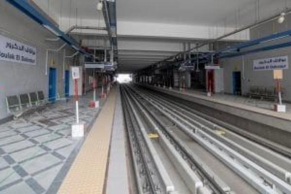 شاهد أحدث صور محطة مترو بولاق الدكرور ضمن المرحلة الثالثة للخط الثالث