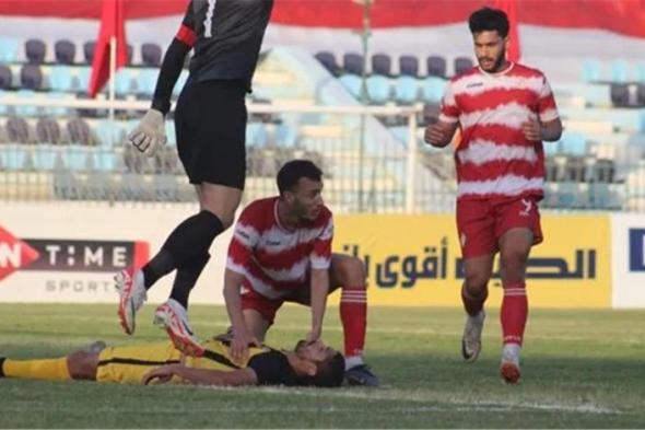 لاعب المقاولون يكشف مستجدات حالته الصحية بعد سقوطه في مباراة بلدية المحلة
