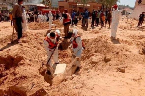 الاحتلال يرتكب 6 مجازر بغزة.. وارتفاع محصلة الجثث المكتشفة بمقبرة مشفى ناصر الجماعية إلى 283