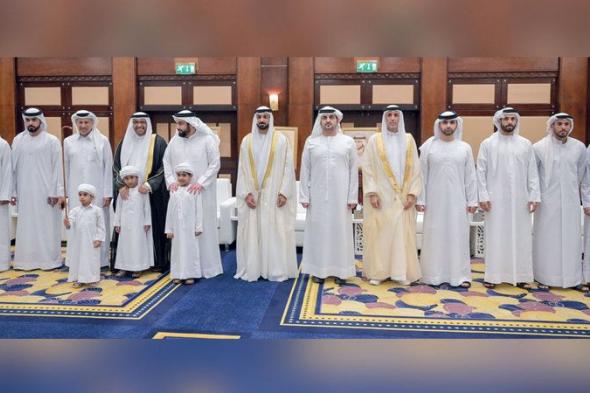 الامارات | مكتوم وأحمد بن محمد يحضران أفراح الغيث والحبتور في دبي