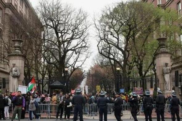 متظاهرون يغلقون شارع بروكلين بأمريكا احتجاجا على الأوضاع بغزة