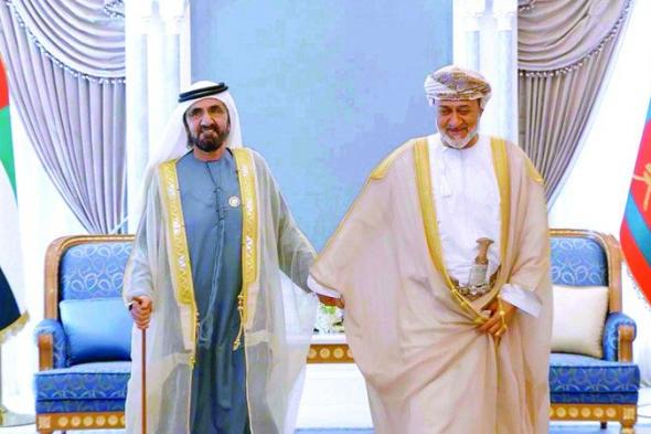 الامارات | محمد بن راشد وسلطان عُمان يبحثان تعزيز التعاون