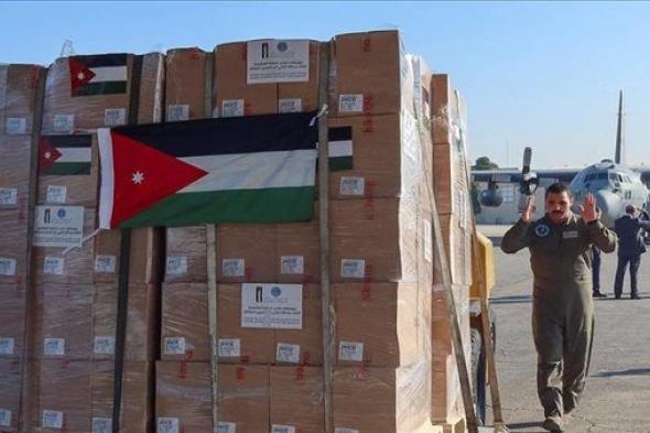 الأردن يسير قافلة مساعدات جديدة مكونة من 115 شاحنة إلى غزة