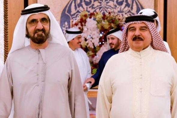 محمد بن راشد يستعرض مع ملك البحرين تعزيز الشراكة الاستراتيجية