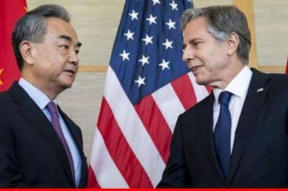 وزير الخارجية الصيني ونظيره الأميركي أكدا ضرورة حل الدولتين للحفاظ على الاستقرار