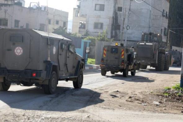 قوات الاحتلال الإسرائيلي تقتحم مدينة نابلس