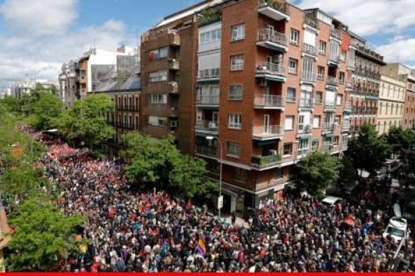 مظاهرات في مدريد لحضّ رئيس وزراء إسبانيا على عدم الاستقالة إثر فتح تحقيق بحق زوجته