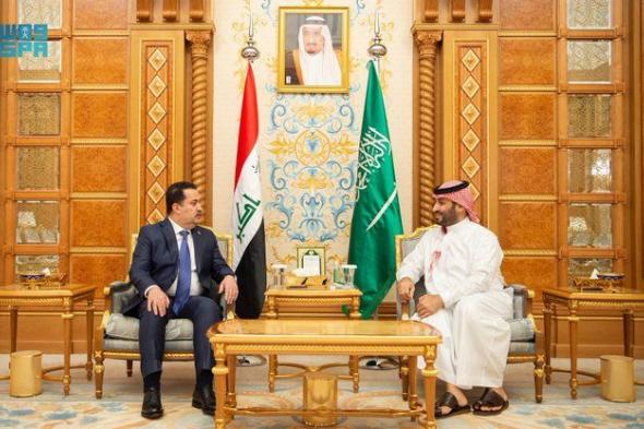 السعودية | ولي العهد يلتقي رئيس مجلس الوزراء العراقي
