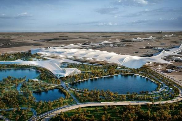 بتكلفة 128 مليار درهم.. محمد بن راشد يعتمد تصاميم مبنى المسافرين الجديد في مطار آل مكتوم الدولي
