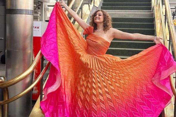 بشرى تتألق بفستان من تصميم فؤاد سركيس في مهرجان مالمو .. وهذا سعره - بالصور