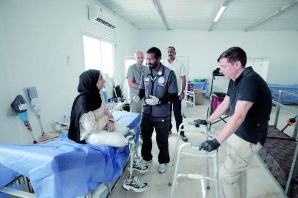 الامارات | المستشفى الميداني الإماراتي يبدأ تركيب الأطراف الاصطناعية للجرحى الفلسطينيين