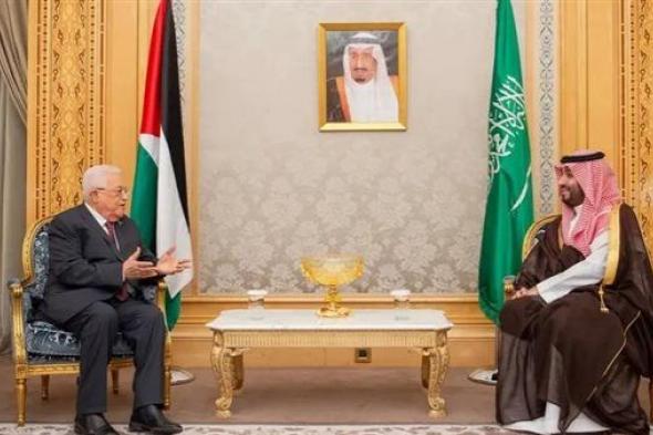 الأمير محمد بن سلمان يستقبل الرئيس الفلسطيني محمود عباس