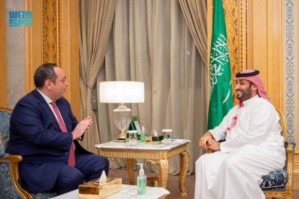 السعودية | ولي العهد يلتقي الأمين العام للمكتب الدولي للمعارض
