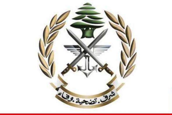 الجيش: توقيف مواطن في منطقة المتين المزاريع لإقدامه على إطلاق النار في الهواء