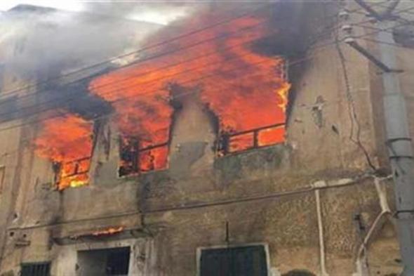 إصابة 8 مواطنين في حريق منزل بسوهاج