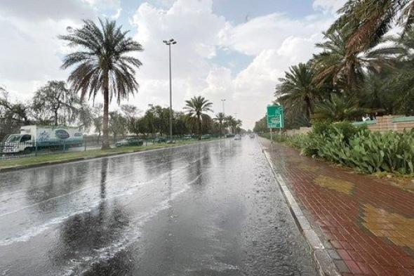 «الأرصاد»: سقوط أمطار على مناطق بالدولة