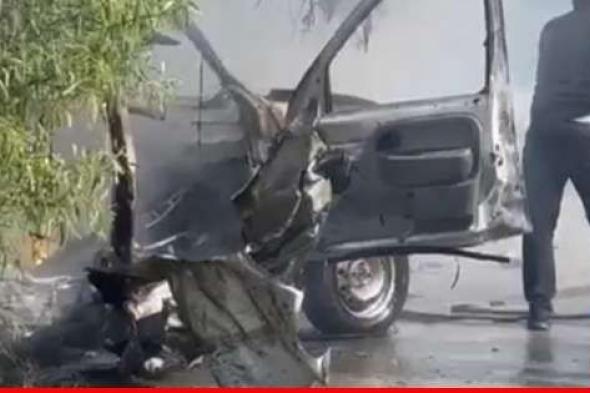 "النشرة": إصابات نتيجة استهداف مسيّرة إسرائيلية لسيارة على طريق بافليه في قضاء صور