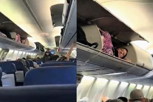الامارات | فتاة تنام في مخزن الحقائب بالطائرة لهذا السبب