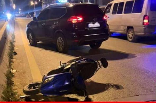 "النشرة": جريحان جراء حادث دراجة نارية على طريق عام زحلة - الكرك